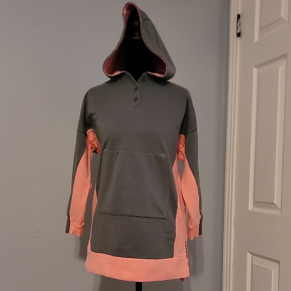 Two-Tone Hooded Sweatshirt